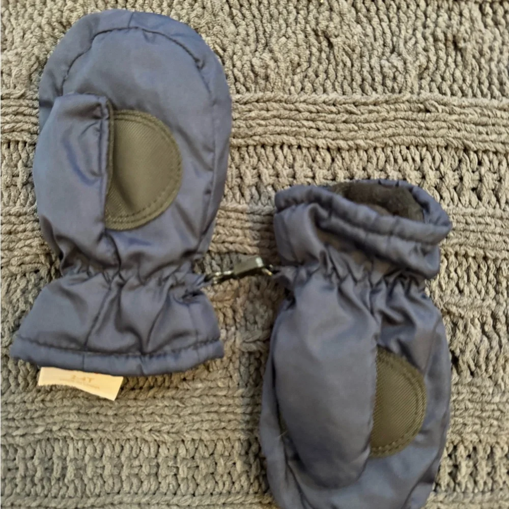 Navy Blue Shark Kids Mittens (Falls Creek Kids, 2-4T)